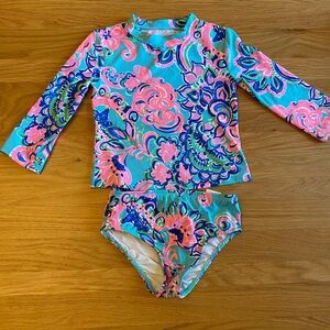 EUC Lily Pulitzer Swim Set sz 3T